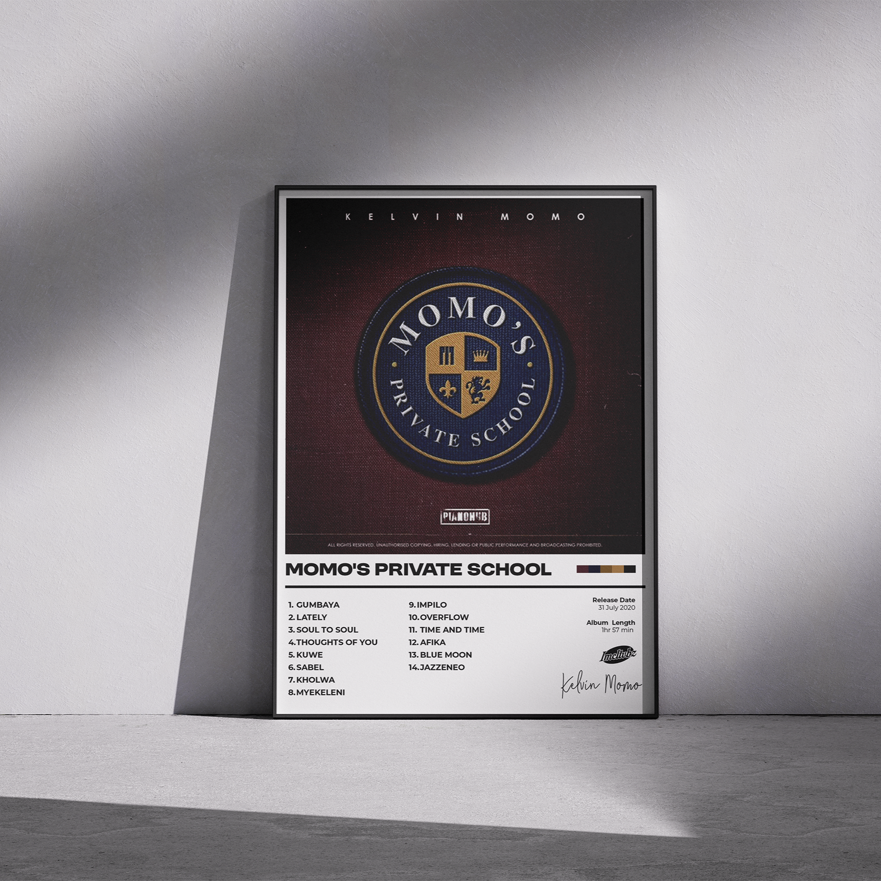 Framed Album Posters